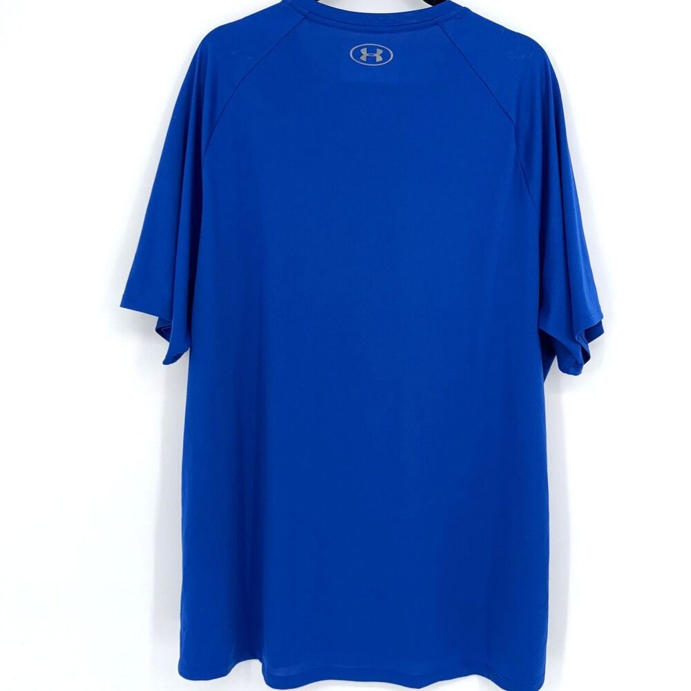 Under Armour Men's Tech 2.0 Short Sleeve T-Shirt Blue XXL Loose Fit NWT - Picture 2 of 5